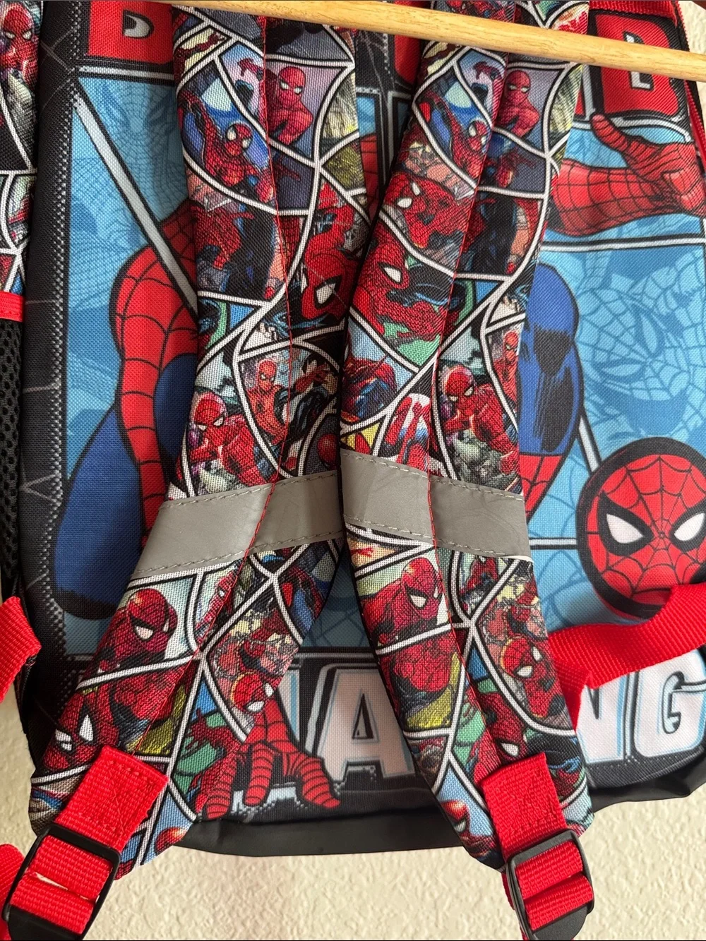 Spider-Man Red & Black Kids Backpack
